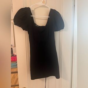 Zara black mini dress